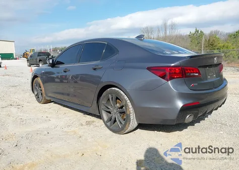 2018 Acura Tlx Tech A-Spec Pkgs из США, поврежденный, VIN 19UUB2F65JA008059